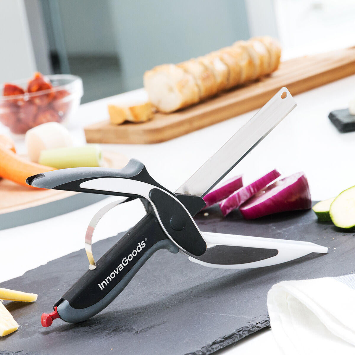 Cuchillo-Tijera c/ Mini Tabla – ¡40% OFF Pascua! + Envío Gratis