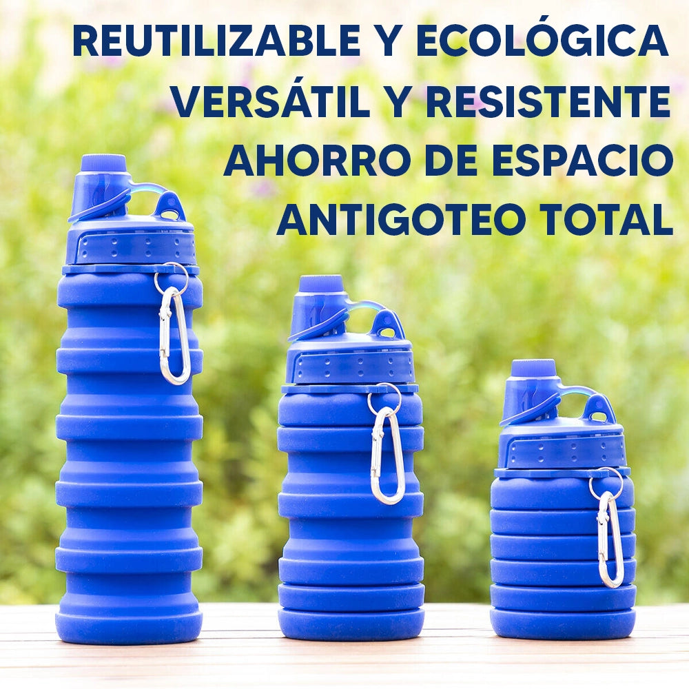 Botella Plegable de Silicona Bentle - 40% OFF + ENVÍO GRATIS