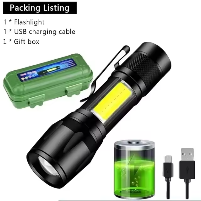 Linterna PortaLED USB - 49% OFF + Envío Gratis ¡OFERTA LIMITADA!