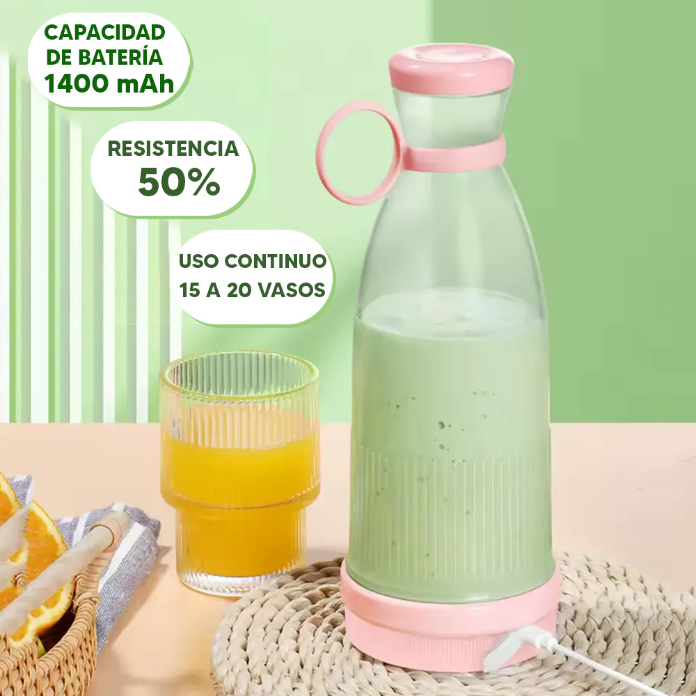 BOTELLA BATIDORA USB - ¡OFERTA LIMITADA! 40% OFF + ENVÍO GRATIS